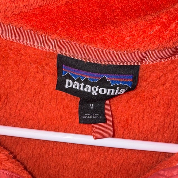 Patagonia Vibrant Orange Snap-T Fleece - Picture 2 of 4
